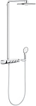26250LS0 Rainshower SmartControl 360 DUO Душевая система с термостатическим смесителем для настенного монтажа, 3 режима верхнего душа, белая луна