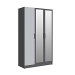 Шкаф Вегас 1200, Графит серый, Камень серый