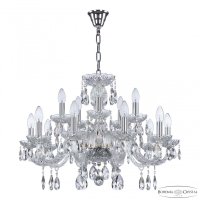Подвесная люстра Bohemia Ivele Crystal 117 117/10+5/240 Ni, фото 1