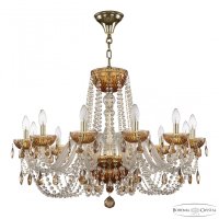 Подвесная люстра Bohemia Ivele Crystal 5402 5402/12/300 G Amber/M-1G K721, фото 1