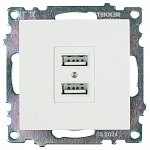Розетка USB type A без рамки Stekker Катрин 39686