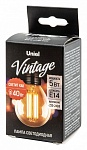 Лампа светодиодная Uniel VINTAGE E14 5Вт 2250K UL-00010551, фото 3