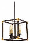 Люстра на штанге LUMINA DECO Waldorf LDP 1140-4 BK+MD, фото 3