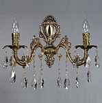 Бра Ambiente by Brizzi Granada 2118/2 PB Tear Drop, фото 1