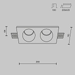 Встраиваемый светильник Technical DL002-1-02-W, фото 2
