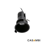 Встраиваемый светильник TULIPA DOWN SIM IP65 15W черный 50° 3000K CRI90 CASAMBI, фото 1