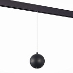 ST354.433.12 Магнитный трековый светильник подвесной Черный LED 1*12W 3000K 750Lm Ra>80 36° IP20 D10 СКАЙЛАЙН 48V, фото 2