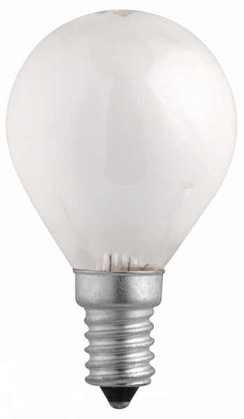 Лампа накаливания Jazzway  E14 60Вт 2700K P45 240V 60W E14 frosted