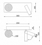 Бра iLedex Telescope W4774-30 SWH, фото 3