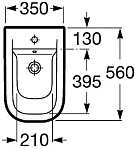 80647200B Gap крышка для биде soft close (стары арт. 806472004), фото 3