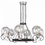 Подвесная люстра LUMINA DECO MARSEO LDP 9110-6 BK+CHR, фото 3