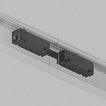 Соединитель гибкий для треков Denkirs SMART SLIM BASE TR2422-BK, фото 3