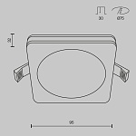 Встраиваемый светильник Technical DL2001-L12B, фото 2