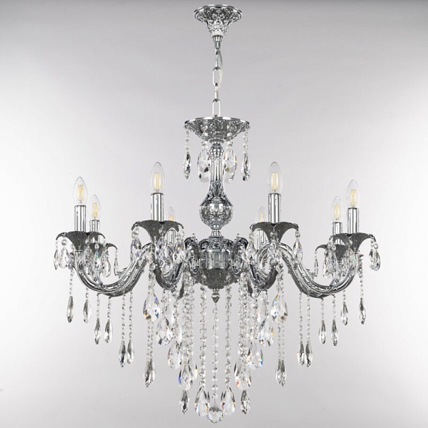 Подвесная люстра Bohemia Ivele Crystal AL7901 AL79101/8/250 B Ni, фото 4