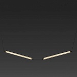 Подвесной светильник LUMINA 600 2L NESO SLIM черный 24W 2200K DALI, фото 1