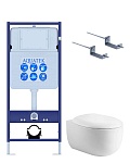 SET AQUATEK АЛЬТАИР (рама AQUATEK INS-0000012 +крепление KKI-0000002 +унитаз AQ1980-00 +тонкое сиденье плавного закрывания)