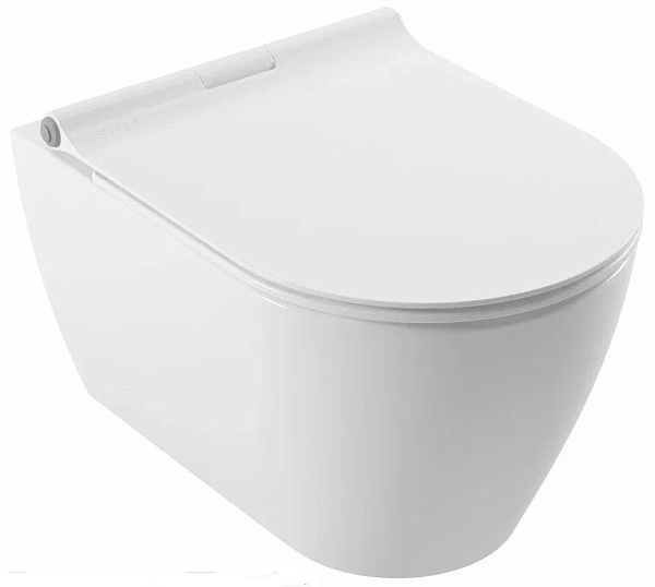 SP26KSS110H SAPPHIRE унитаз подвесной, безободковый, 51,5x35,5 см, Serel