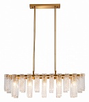 Люстра на штанге Indigo Brina 12027/10PL Brass, фото 3