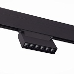 ST364.446.06 Магнитный трековый светильник Черный LED 1*6W 4000K 532Lm Ra>80 36° IP20 L120xW22xH108 СКАЙЛАЙН 48V, фото 2