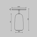 Настольный светильник Maytoni MOD522TL-L6GR3K