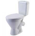 R.WC.STD.О1.OBL Унитаз - компакт "Стандарт Эконом" (Стандарт) белый, 1 РЕЖ, полипропелен косой вып