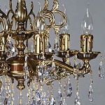 Подвесная люстра Ambiente by Brizzi Leon 2128/6 PB Tear Drop, фото 4