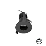Встраиваемый светильник KIRA PINHOLE FIJO IP20 10W черный 24є 2700K TRIAC, фото 1