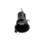 Встраиваемый светильник TULIPA DOWN SIM IP65 15W черный 50° 3000K CRI90, фото 1