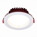 ST752.538.12 Св-к встр. Белый LED 1*12W 3000K 960Lm Ra80 100° IP44 D115xH47 100-240V Встраиваемые светильники