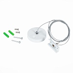 ST015.522.17.1 Тросовый подвес для шинопровода SKYLINE 220 ST-Luce Белый СКАЙЛАЙН 220V
