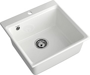 GRANFEST Мойка композит LEVEL, GF-LV-510, чаша 510*500, иней, фото 2