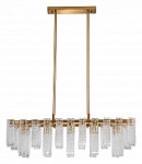 Люстра на штанге Indigo Brina 12027/10PL Brass, фото 1
