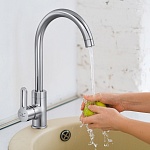 Смеситель для кухни СЛАВЕН Город СЛ-ОД-Т22 хром, фото 4