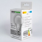Лампа светодиодная LEDS POWER A60 E27 9Вт 4000K 006611, фото 3