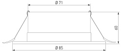 Встраиваемый светильник Elektrostandard Light LED 3003 35128/U, фото 3