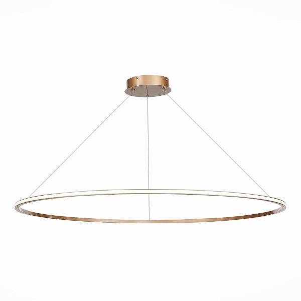 ST604.243.57 Светильник подвесной ST-Luce Золотистый/Белый LED 1*57W 4000K Подвесные светильники, фото 1
