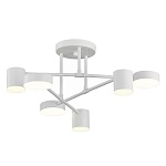 SLE201052-06 Светильник потолочный Белый/Белый LED 6*7W 4000K НОБЕЛЬ, фото 1
