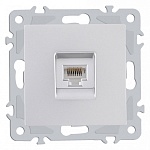 Розетка Ethernet RJ-45 без рамки Arte Milano am-206 206.45-1.silver, фото 2