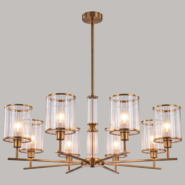 Люстра на штанге ILLUMICO IL0183-8C-79 COPPER KOPNINI