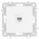 Розетка телефонная RJ-11 без рамки Arte Milano am-206 206.51-1.white, фото 1