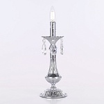 Настольная лампа декоративная Bohemia Ivele Crystal AL77 AL77100L/1-32 Ni, фото 3