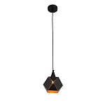 SL258.403.01 Светильник подвесной ST-Luce Черный/Черный, Золото E14 1*40W ЭНИГМА