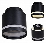 Накладной светильник Reluce Technical 53001 53001-9.5-001IL GX53+LED3W BK, фото 1