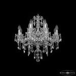 Подвесная люстра Bohemia Ivele Crystal 1415 1415/8+4/200 Ni, фото 1