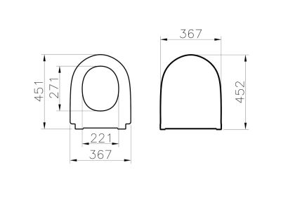 220-003R409 Сидение VitrA Nest с м/лифтом, фото 3